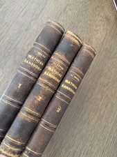 Jules Verne – Mathias Sandorf – 3 volumes – Hetzel Voyages extraordinaires – XIX