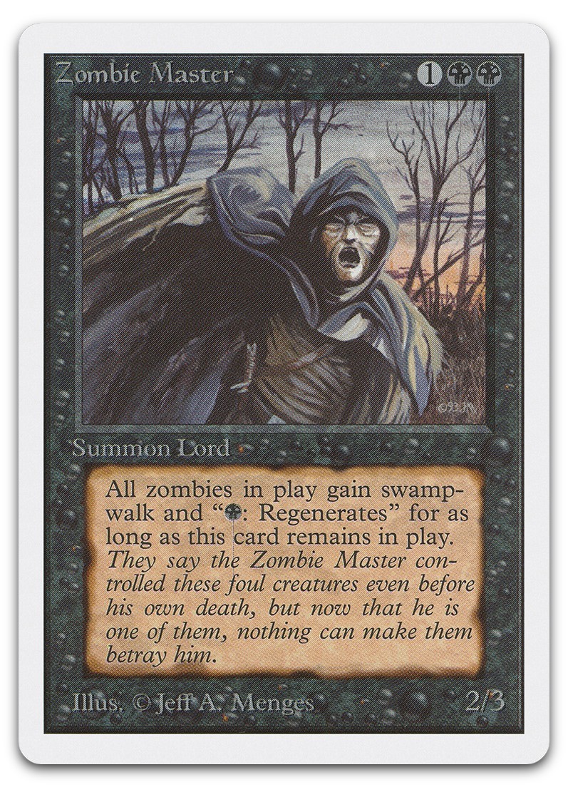Zombie Master (NM) Unlimited Edition 2ED Magic MTG