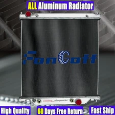 Fit 2003-2007 Ford F250 F350 F450 F550 Powerstroke 6.0L V8 AT Radiator Aluminum.