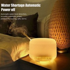 500ML Aroma Diffuser Ultrasonic Humidifier – Free UK Adapter&200ml Measuring Cup