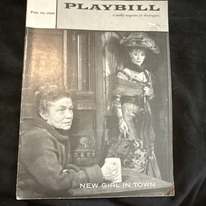 New Girl in Town Vintage Broadway Playbill (Feb 1958) Gwen Verdon Thelma Ritter