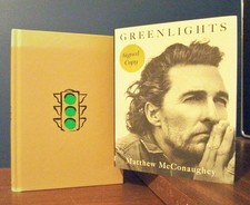 Product Image: Matthew McConaughey Signed Greenlights Philosophy Life First Printing Book 2020