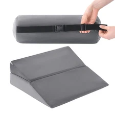 ROYALAY Travel Wedge Pillow for Sleeping, Adjustable Portable Wedge Pillow fo...