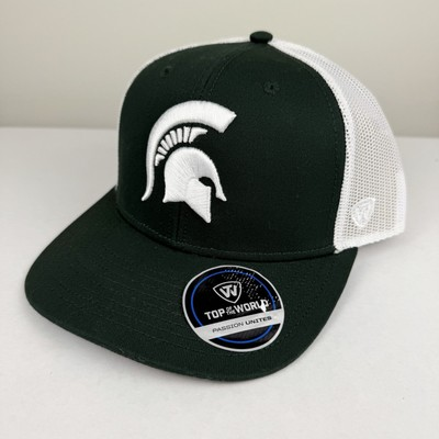 #ad #ad Top of the World Mens Green Michigan State Spartans Trucker Snapback Hat NWT $17.00