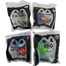 McDonald's Disney Pixar Happy Meal Toys Elio Stitch Encanto Lightyear Lot of 4