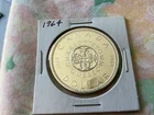 1964 Canada Silver $1 Dollar Coin AU