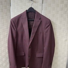 Jos. A. Bank Red Sport Coat with Notch Lapel