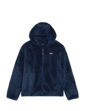 Eddie Bauer Youth Boy's Hooded Full Zip-Up Sherpa Fleece Ultra Soft New with Tag