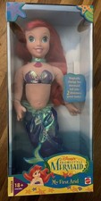 Rare HTF 1997 Mattel Disney Little Mermaid My First Ariel Soft 18" Doll NEW