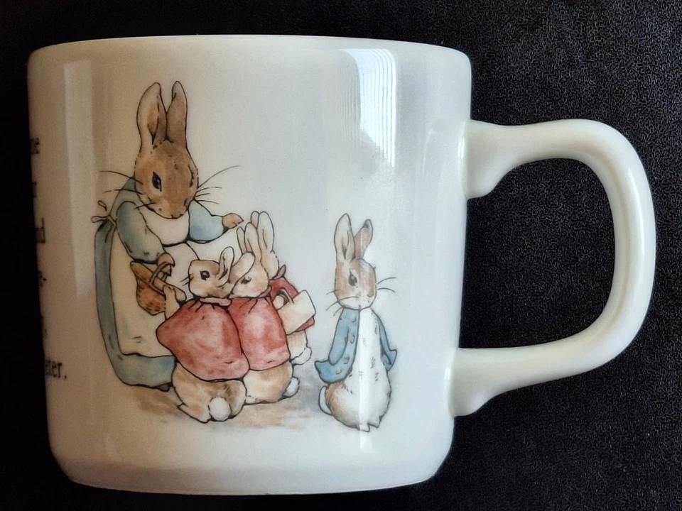 Wedgwood Beatrix Potter Cup Mug Peter Rabbit Frederick Warne England in Box 8 Oz - Image 4 of 4