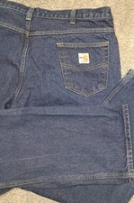 Carhartt FR Flame Resistant Blue Jeans Mens Sz 42x32 Cat 2 NFPA 2112 280-83