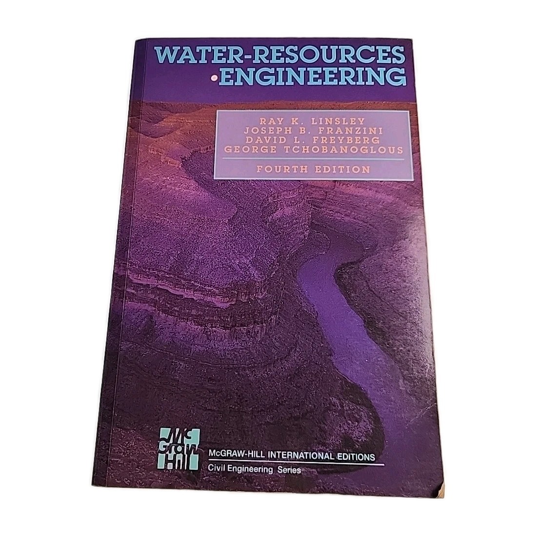 Water Resources Engineering Ray Linsley 1992 Paperback Book