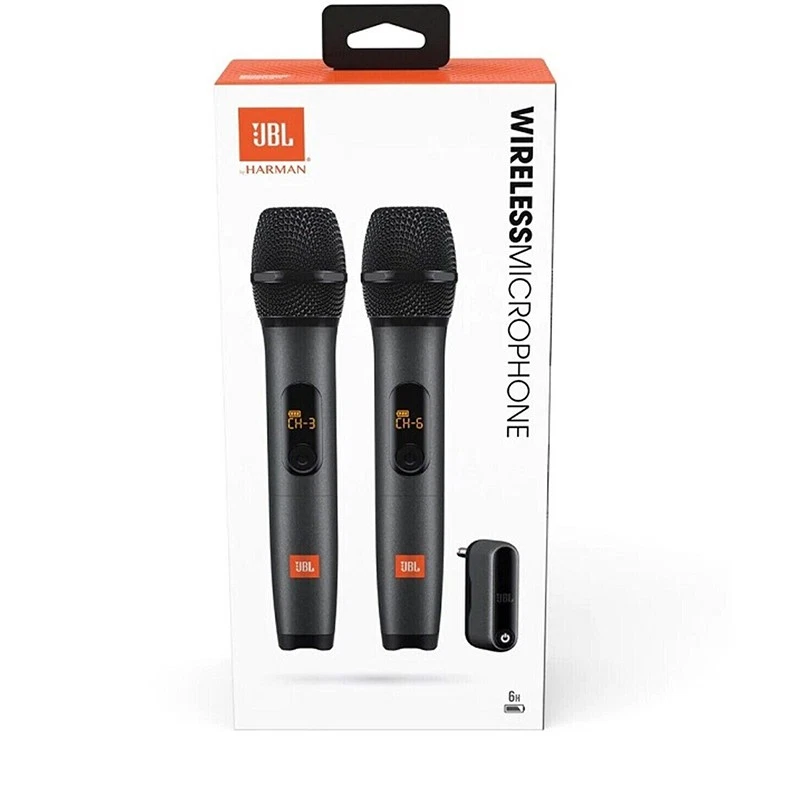 Nouveau Microphone sans fil Avec micro à main et récepteur, Lot de 2 pièces - Photo 2/4