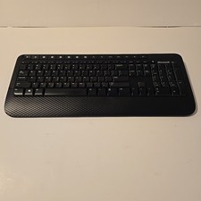 Microsoft Wireless Keyboard 2000 Model 1477 USB Receiver Tested Working