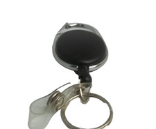 Retractable Badge Reel ID Card Holders Heavy Duty With Belt Clip Key Ring