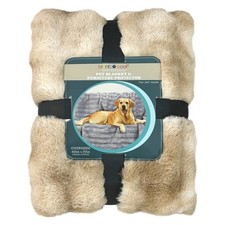 BrentWoof Waterproof Pet Blanket  Furniture Protector, Oversized 60"x70", Tan
