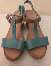 Spring Step  Leather Sandals Made In Italy Size 36