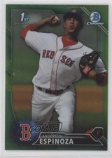 2016 Bowman Chrome Prospects Green Refractor /99 Anderson Espinoza #BCP40 11ff