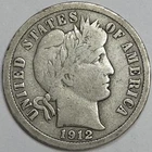 1912-P Barber Dime (Lot#1)