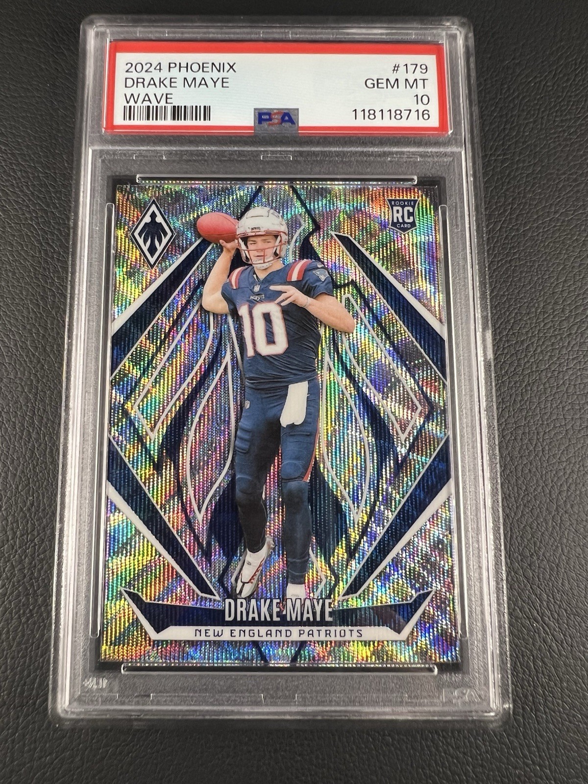 2024 Panini Phoenix - Rookies Drake Maye #179 Wave (RC)