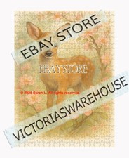500 piece jigsaw puzzle Deer Blossom Spring nature