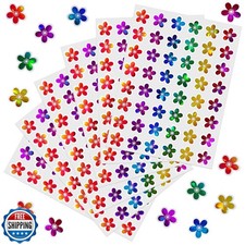 1440pcs Holographic Stickers, Reward Stickers for Kids - Bulk Small Flower St
