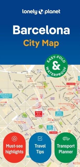 Barcelona City Map : Durable, Waterproof, Easy-Fold Planning Map With Attractions & Walking Tours Lonely Planet - Image 3