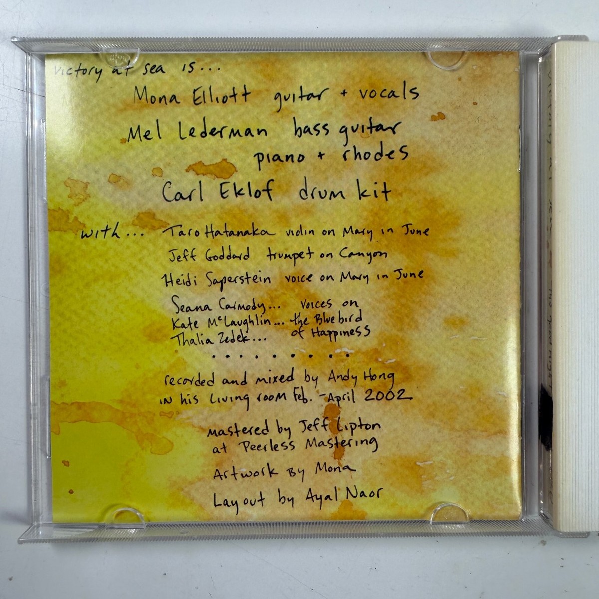 Victory At Sea – The Good Night CD 2002 Promo Indie Rock Kimchee