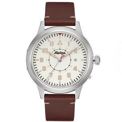 Swiss Alpina Startimer Pilot Automatic Cream Dial Men's 44mm Watch Al-525WBG4SH6