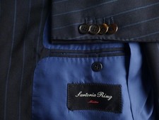 Traje Ring Jacket Meister 44/34 W30 Azul Escabal Excelente Estado Japón