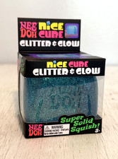 Schylling NEE DOH Nice Cube Glitter & Glow Bl...