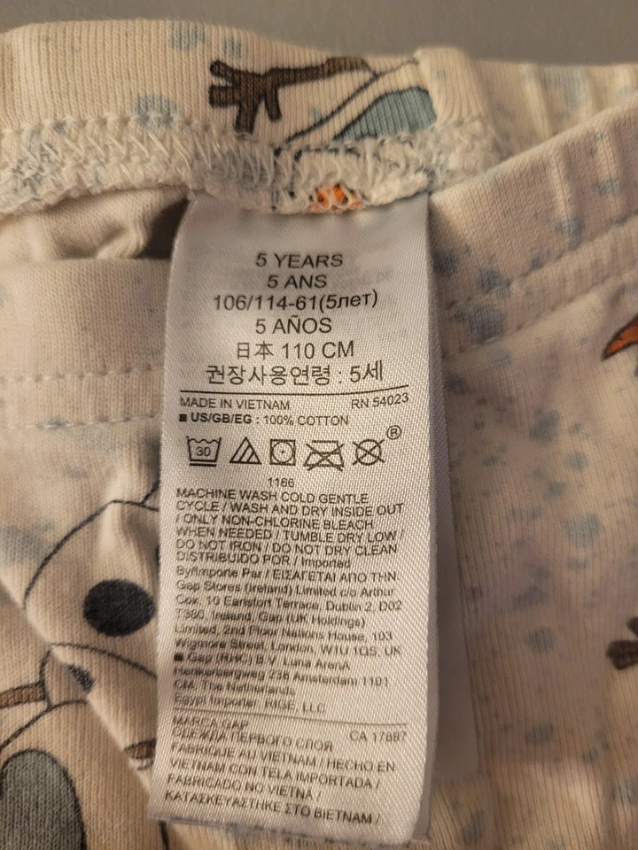 Pijama BabyGap Disney Talla 5 Olaf Frozen Foto 3 de 4