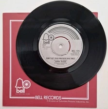 JOHNNY REGGAE"DON’T GET YOUR KNICKERS IN A TWIST"1973 Bell Record Original UK 7"