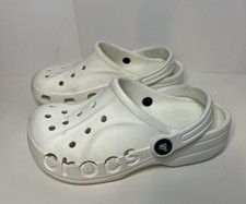 Crocs Kids Baya Clogs Size C13 White Good Condition Girls Boys
