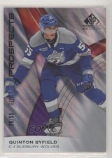 2019-20 Upper Deck SP Game Used CHL Edition 29/55 Quinton Byfield #25 a8r