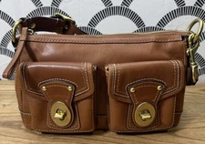 Coach Y2K 65th Anniversary Legacy Vachetta Leather Turn-Lock Shoulder Bag F12868