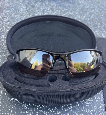 Oakley Flak Jacket XLJ Sonnenbrille OO9009 53-065 Poliert Schwarz / Prisma Trail