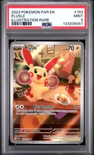 2023 POKEMON PAR EN-PARADOX RIFT ILLUSTRATION RARE #193 PLUSLE PSA 9