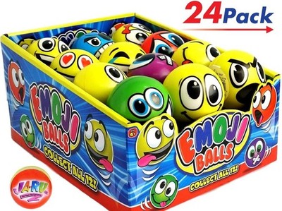 JA-RU Emoji Foam Stress Balls (24 Units Bulk) Squishy Balls Stress Relief...