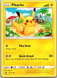 Pikachu 30/111 Crimson Invasion