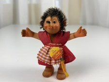 Steiff animal with button with flag 12 cm good condition see photos
