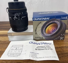 Quantaray for Canon AF 28-90mm 1:3.5-5.6 Macro Aspherical Multi-Coat Lens