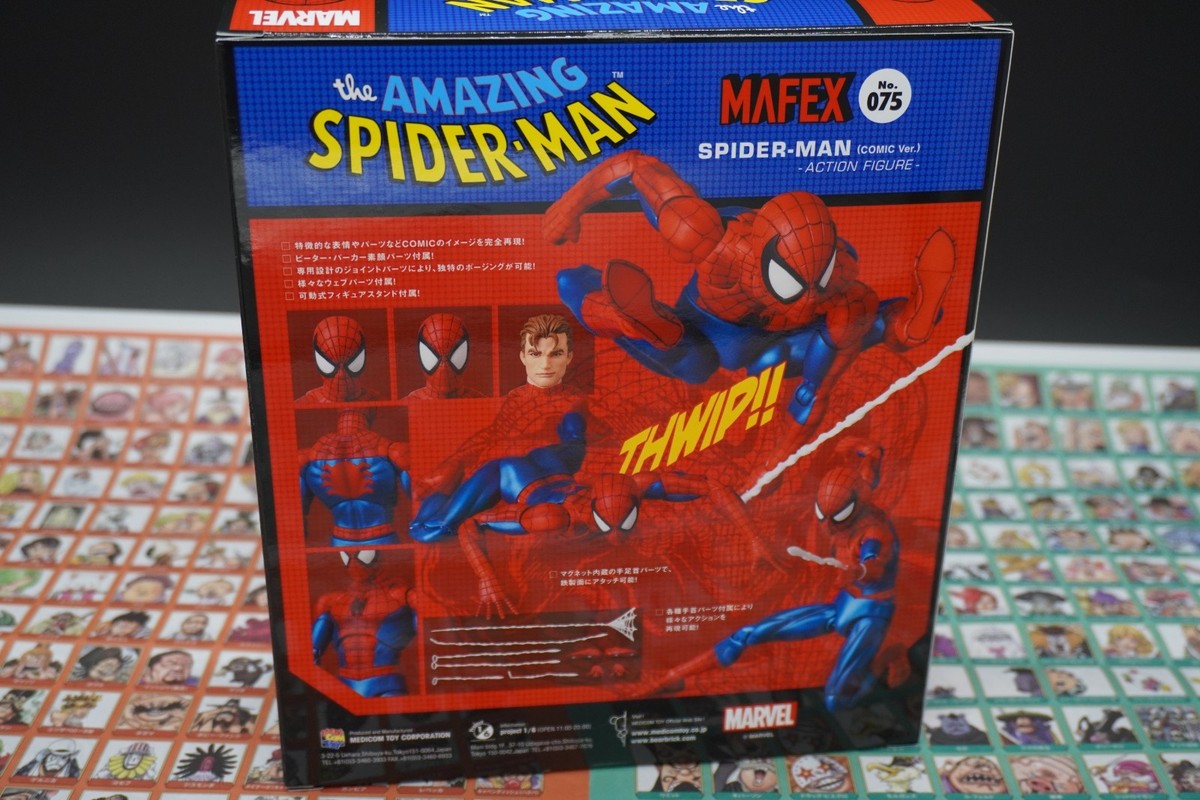MAFEX No.075 Spider-Man Comic Ver. Figure Medicom Toy Reissue May