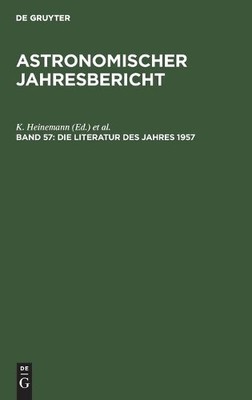 Die Literatur Des Jahres 1957 (Gebundene Ausgabe) (US IMPORT)