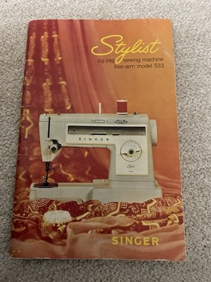 1976 Vintage Singer Instructions Manual Stylist Model 533