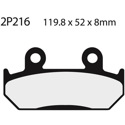 45191 - Pastiglie dei freni anteriori 2P216NS compatibile con HONDA NTV 600 REVE