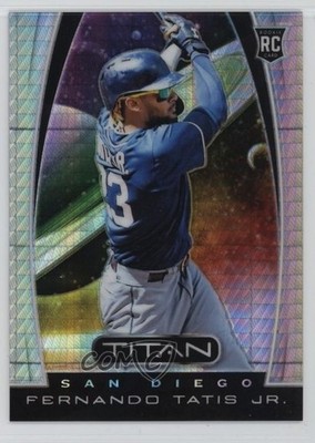 2019 Panini Chronicles Titan Hyper Prizm /299 Fernando Tatis Jr #3 Rookie RC o7m