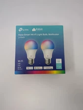 Kasa Smart WiFi Color Changing Dimmable Bulbs (2-Pack, Multicolor)