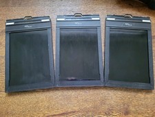 3 Fidelity Deluxe 4x5 Cut Sheet Film Holders Large Format Photo VG Condition