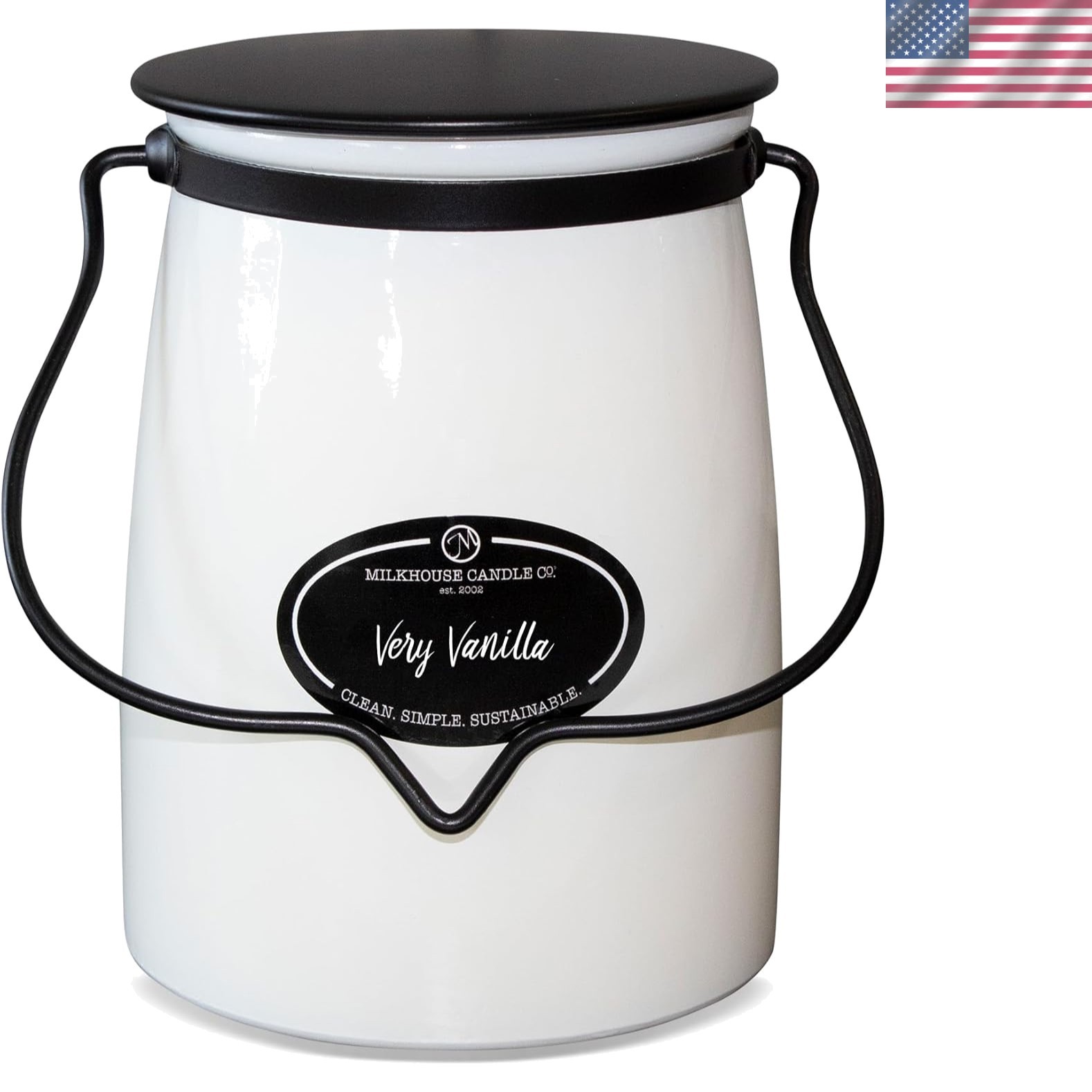 Handcrafted 22oz Very Vanilla Candle -  Soy & Beeswax Blend 